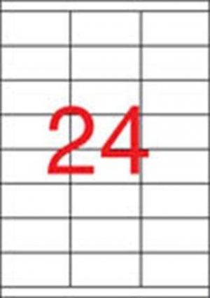 Etiketa, pro laserové tiskárny, 70x35 mm, 6000ks/bal., APLI