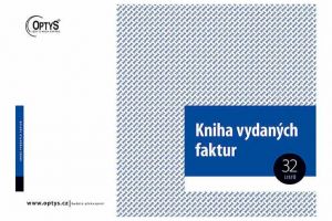 Kniha vydaných faktur, A4, 32 listů, OPTYS 1010