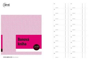 Bonová kniha, A4, 2 × 50 listů, OPTYS 1264