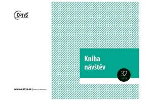 Kniha návštěv, A4, 32 listů, OPTYS 1288
