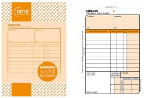 Paragon, A6, 3 × 25 listů, číslovaný, samopropisovací, OPTYS 1096