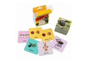 Pexeso s výukou angličtiny Ovečka Shaun na farmě, 36 kartiček