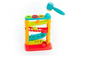 Kuličková dráha se zatloukačkou plast