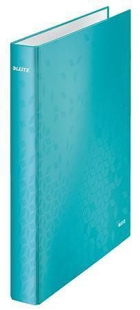 Pořadač dvoukroužkový "Active Wow", ledově modrá, polaminovaný karton, 40 mm, LEITZ