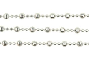Řetěz stříbrný s kuličkami 2,2m