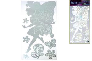 Pokojová dekorace zrcadlová s růžemi 60x30cm