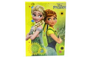 Záznamní kniha A5 100 listů linka Frozen