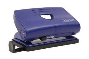 Děrovačka "810-P", na 12 listů, plastová, modrá, Rapesco