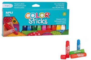 Temperové tyčinky "Kids" 12 různých barev APLI