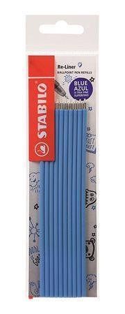 Náplň do kuličkového pera "Re-Liner", modrá, 0,35 mm, STABILO