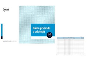 Kniha příchodů a odchodů, A4, 64 listů, OPTYS 1260