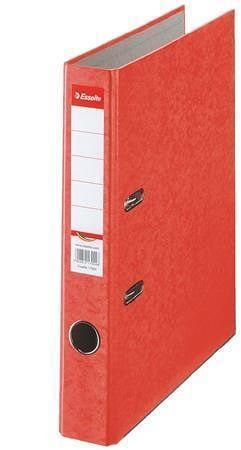 Pákový pořadač "Rainbow", červená, 50 mm, A4, karton, ESSELTE