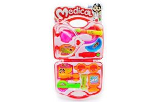 Doktorská sada 12ks plast s kufříkem