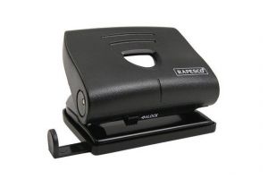 Děrovačka "820-P", na 12 listů, plastová, černá, RAPESCO