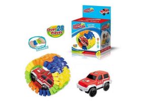 Autíčko s variabilní dráhou 28 dílů