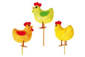 Slepička bublinkový dekor 7x7cm+špejle