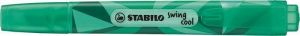 Zvýrazňovač "Swing Cool", tyrkysová, 1-4 mm, STABILO