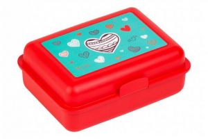 Box na svačinu Srdce (box na svačinu, svačinový box na potraviny) (Baagl)