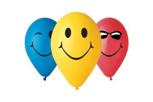 Balonky úsměvy 5ks 30cm 12"