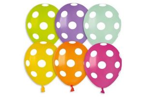 Nafukovací balónek puntík 13cm 5"