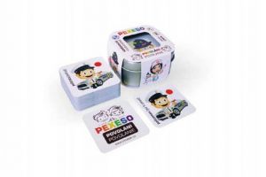 Pexeso povolání voděodolné 64 karet v plechové krabičce