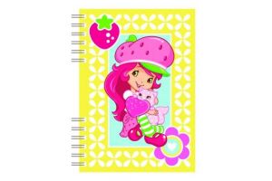 Zápisník A6 s vazbou twin wire Strawberry (Školní zápisníček TW)
