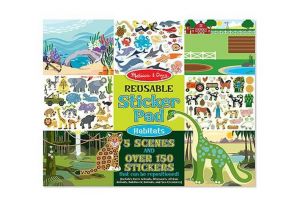 Melissa & Doug - Blok s adhezními samolepkami - Příroda