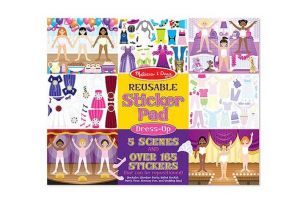 Melissa & Doug - Blok s adhezními samolepkami - Oblékání