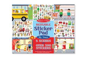 Melissa & Doug - Blok s adhezními samolepkami - Město