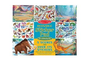 Melissa & Doug - Blok s adhezními samolepkami - Pravěk