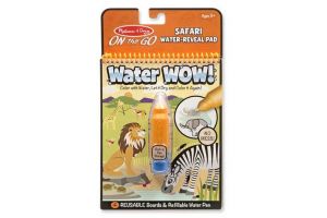 Melissa & Doug - Kouzlení vodou SAFARI (Vodní malování - omalovánky)