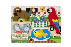 Melissa & Doug - Dřevěné puzzle - zvířátka