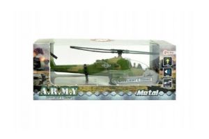 Helikoptéra vojenská plast 18cm na baterie