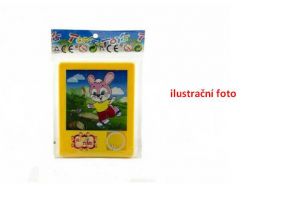 Přesouvačka hlavolam plast 10cm, zvířátko, mix