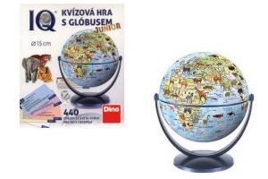 DINO IQ kvízová hra s globusem