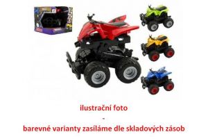 Čtyřkolka plast 12cm