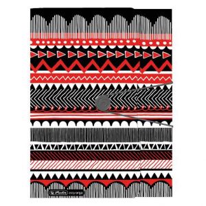 Desky s gumou A4/chl.PP,B&W Ethn (Herlitz)