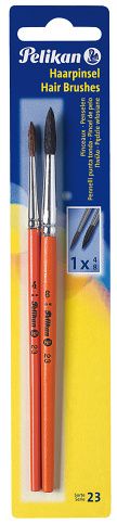 Vlasový štětec 23 2ks, velikost č. 4,8 (Herlitz)