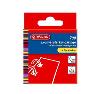 Zesilovací kroužky, 700ks (Herlitz)