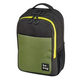 Studentský batoh be.clever Black&Olive Green (Herlitz)