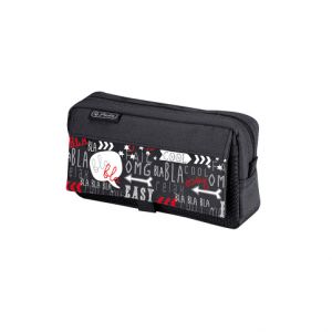 Herlitz - Pouzdro 2 kapsy, Black&Wow