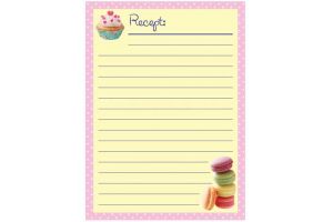 Volné listy na recepty A5 20ks/bal