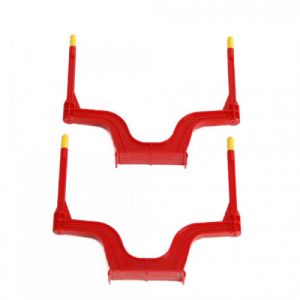 -BRUDER 42268 Bočnice vůz na dřevo, červené NÁHRADNÍ DÍL - DOPLNĚK