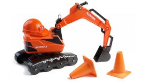 Bagr odrážedlo Kubota KX080-4 s helmou