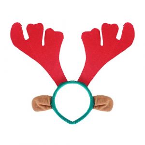 Vánoční čelenka sob s ušima