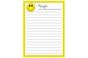 Volné listy na recepty A5 20ks/bal