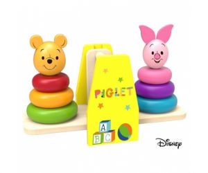 Derrson Disney Dřevěná balanční hra Medvídek Pú a Prasátko
