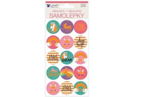 Samolepky kolečka 9,5x21cm
