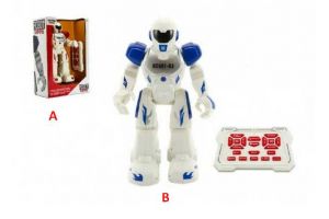 Robot chodící a tancující s ovladačem na baterie