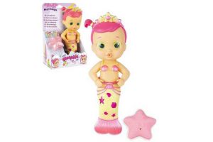 Bloopies Luna mořská panna 23cm měnící barvu a stříkající